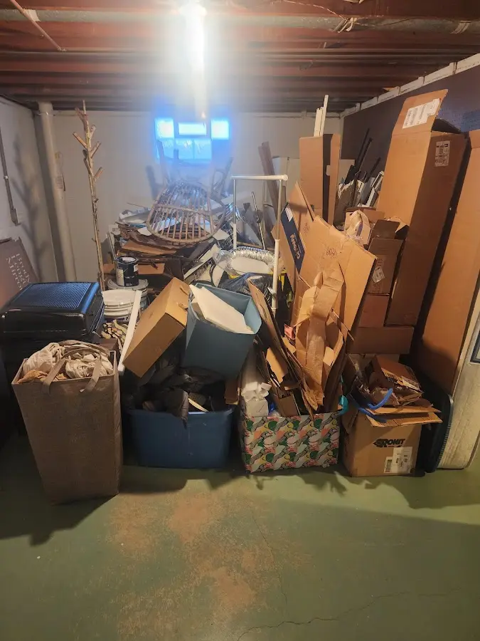 Roll-off dumpster container at job site for Roll Off Dumpster Rental in Brownwood